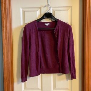 NY & Co Lilac cardigan L